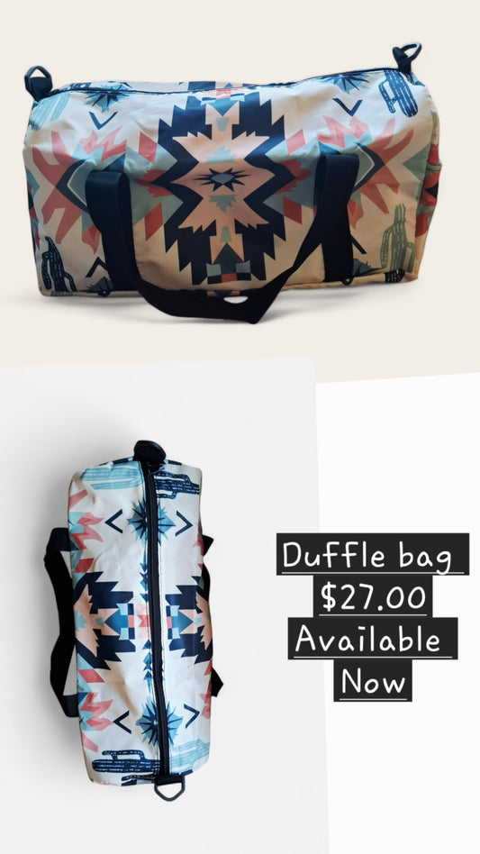 Aztec Cactus Duffle
