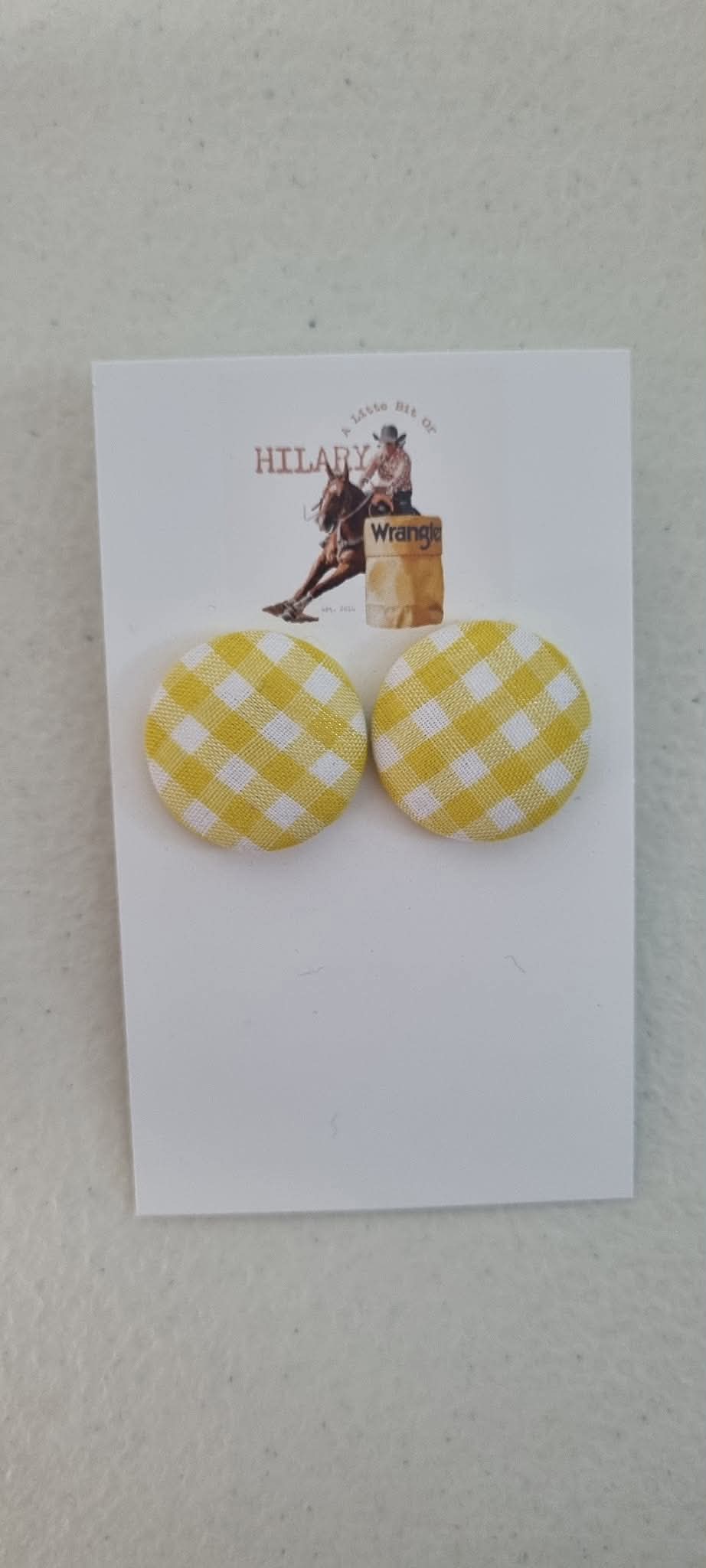 LBOH - Button Earrings 23mm