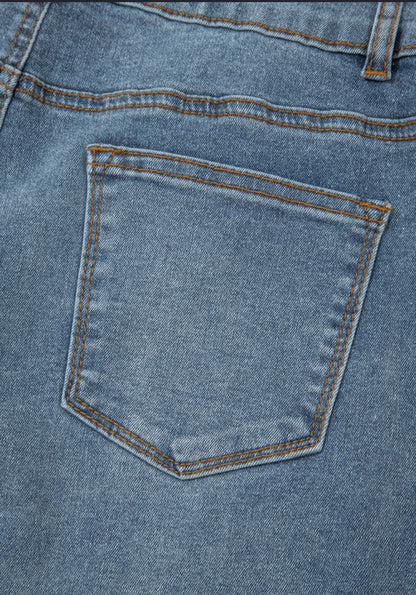 BNB Jeans - HW Piping Trim Bootcut Jeans