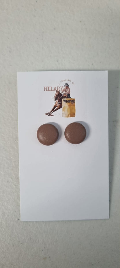 LBOH - Button Earrings 12mm