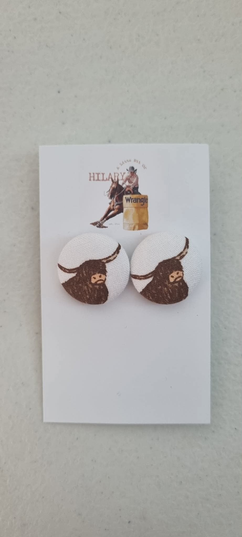LBOH - Button Earrings 23mm