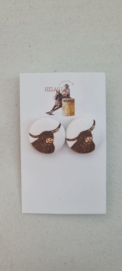 LBOH - Button Earrings 23mm