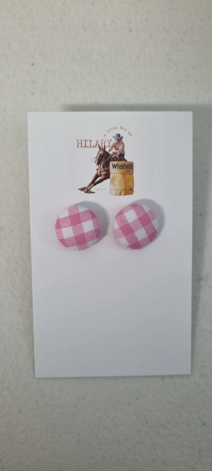 LBOH - Button Earrings 15mm