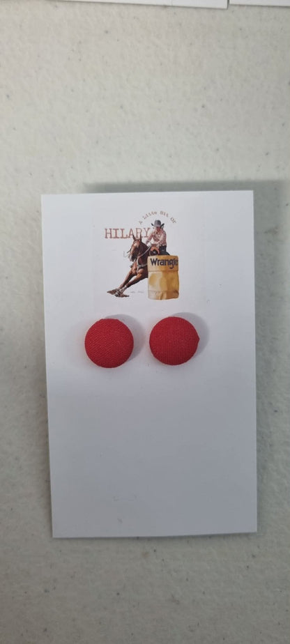 LBOH - Button Earrings 12mm