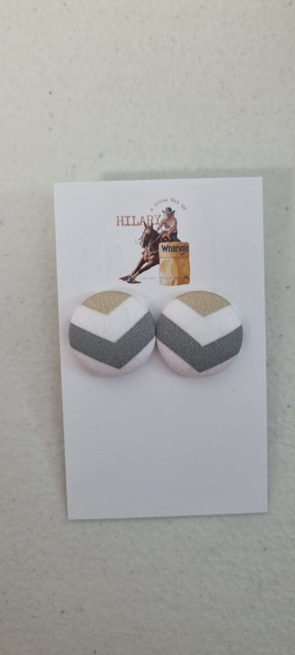 LBOH - Button Earrings 23mm