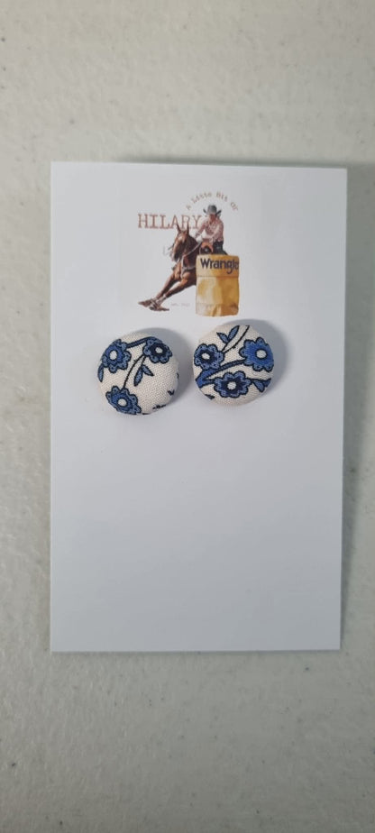 LBOH - Button Earrings 15mm