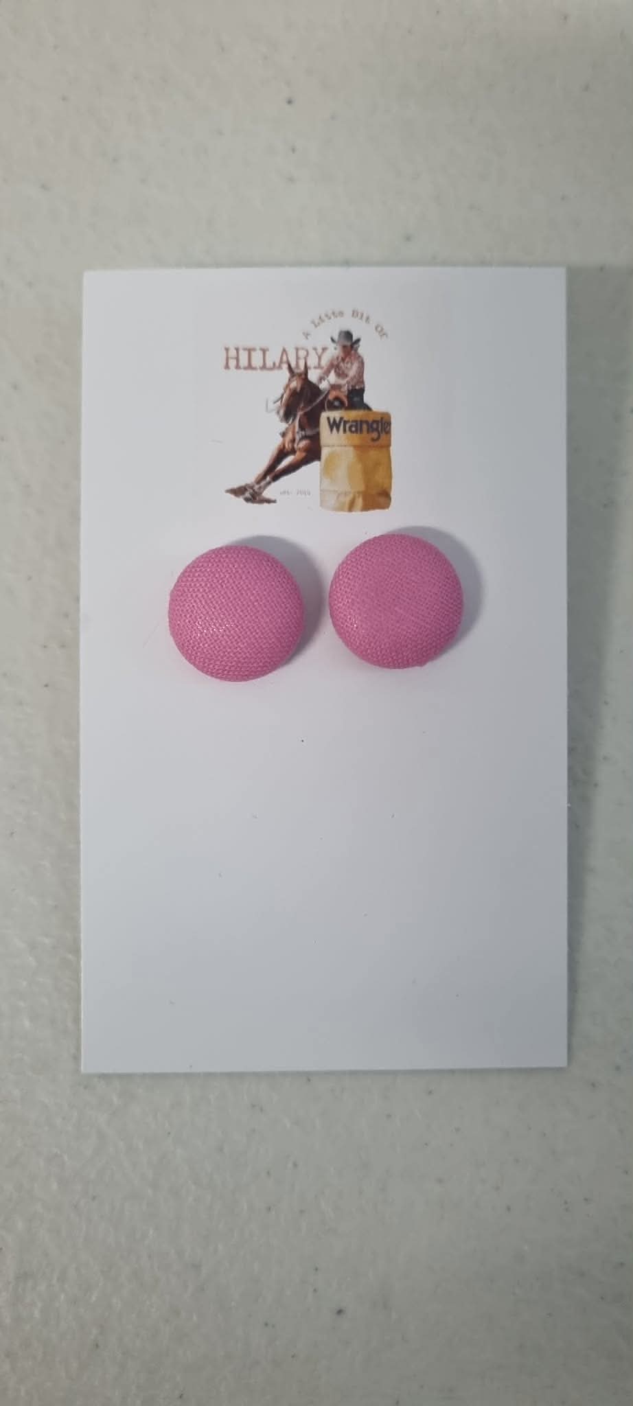LBOH - Button Earrings 15mm