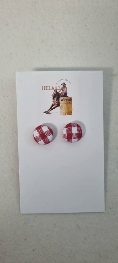 LBOH - Button Earrings 12mm