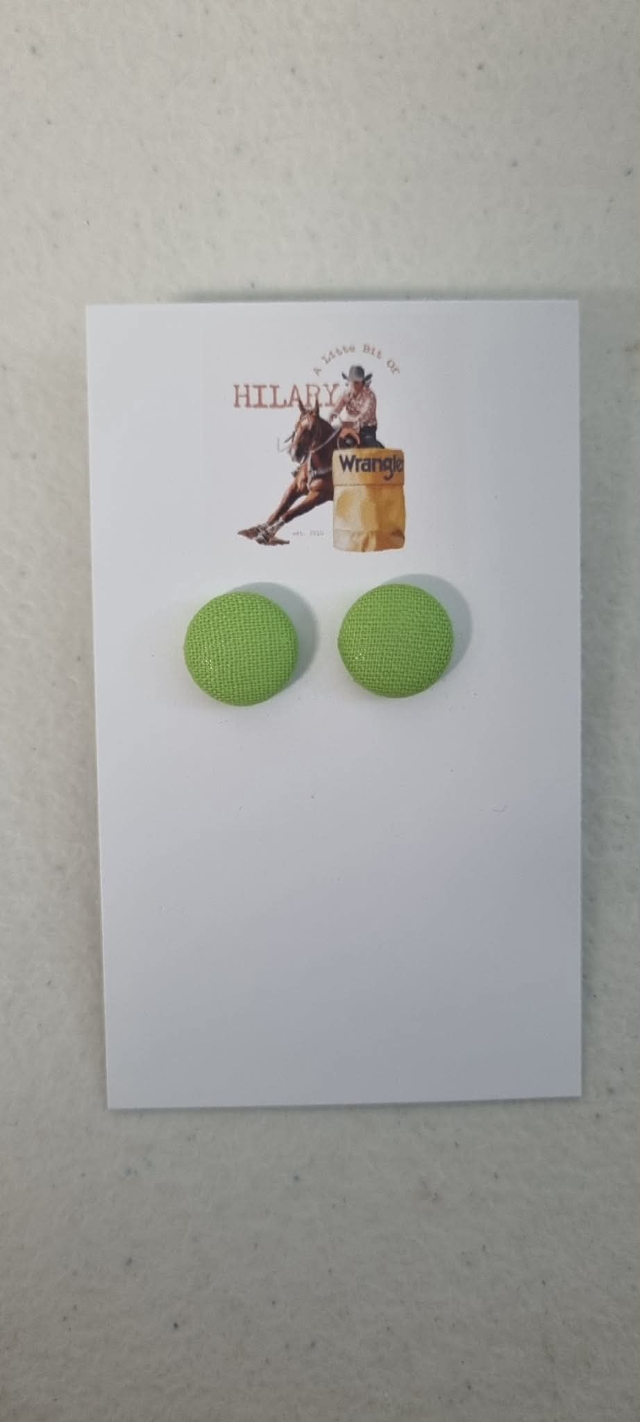 LBOH - Button Earrings 12mm