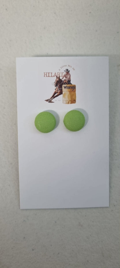 LBOH - Button Earrings 12mm