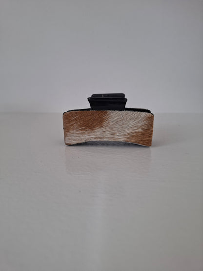 BNB Genuine Cow Hide Claw Clip XS