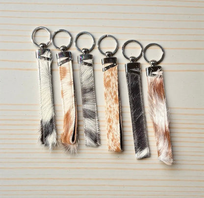 WL Cow Hide Wristlet (SECONDS)