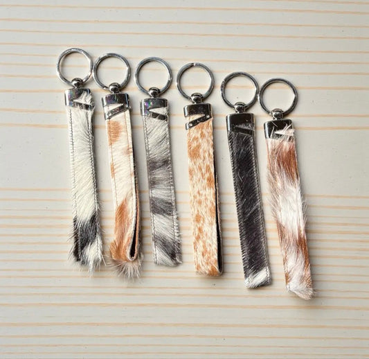 WL Cow Hide Wristlet (SECONDS)