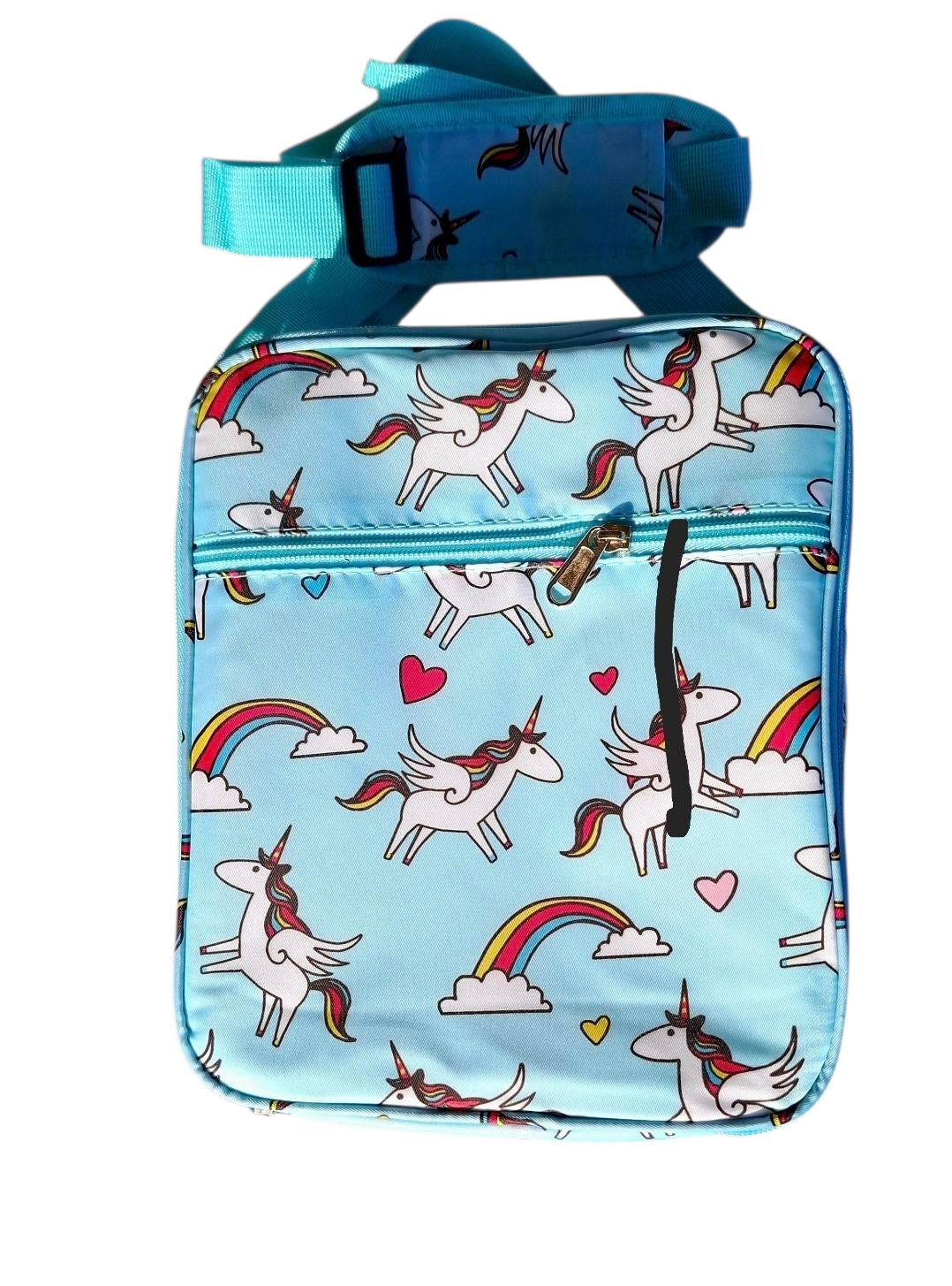SS Insulated Cooler Bag - Blue Unicorns