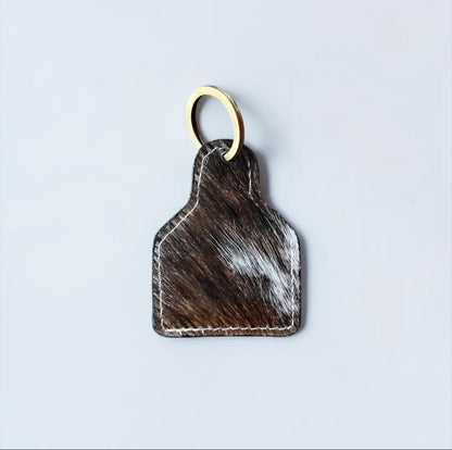 WL Cow Hide Key Ring- Pistols w. Hat