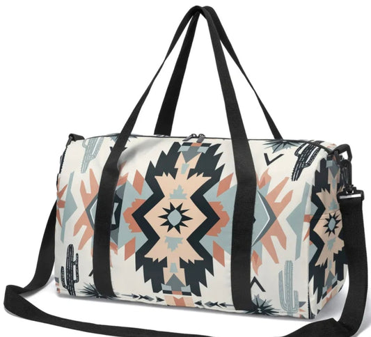 Aztec Cactus Duffle