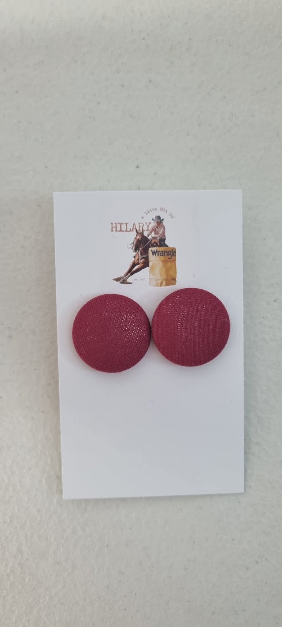 LBOH - Button Earrings 23mm