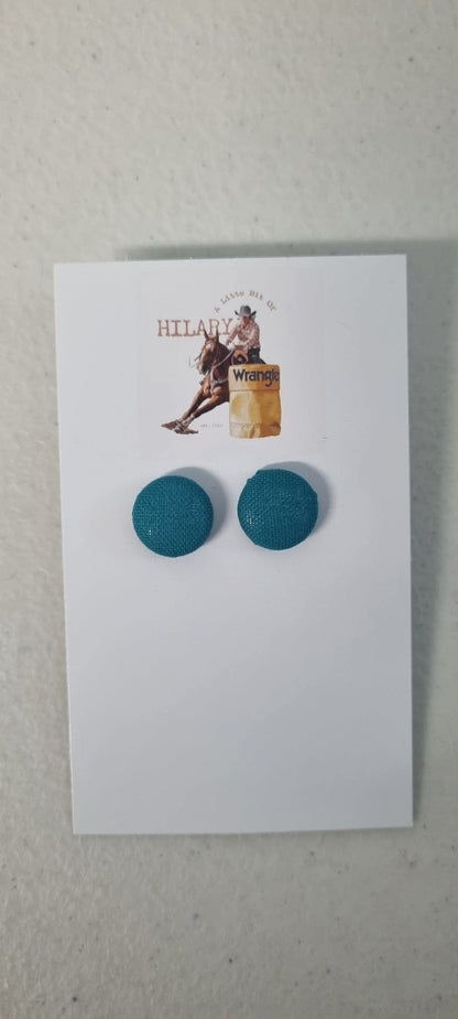 LBOH - Button Earrings 12mm