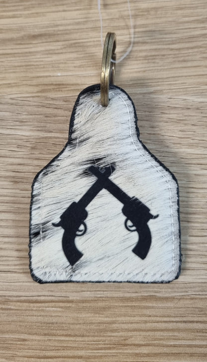 WL Cow Hide Key Ring(SECONDS)