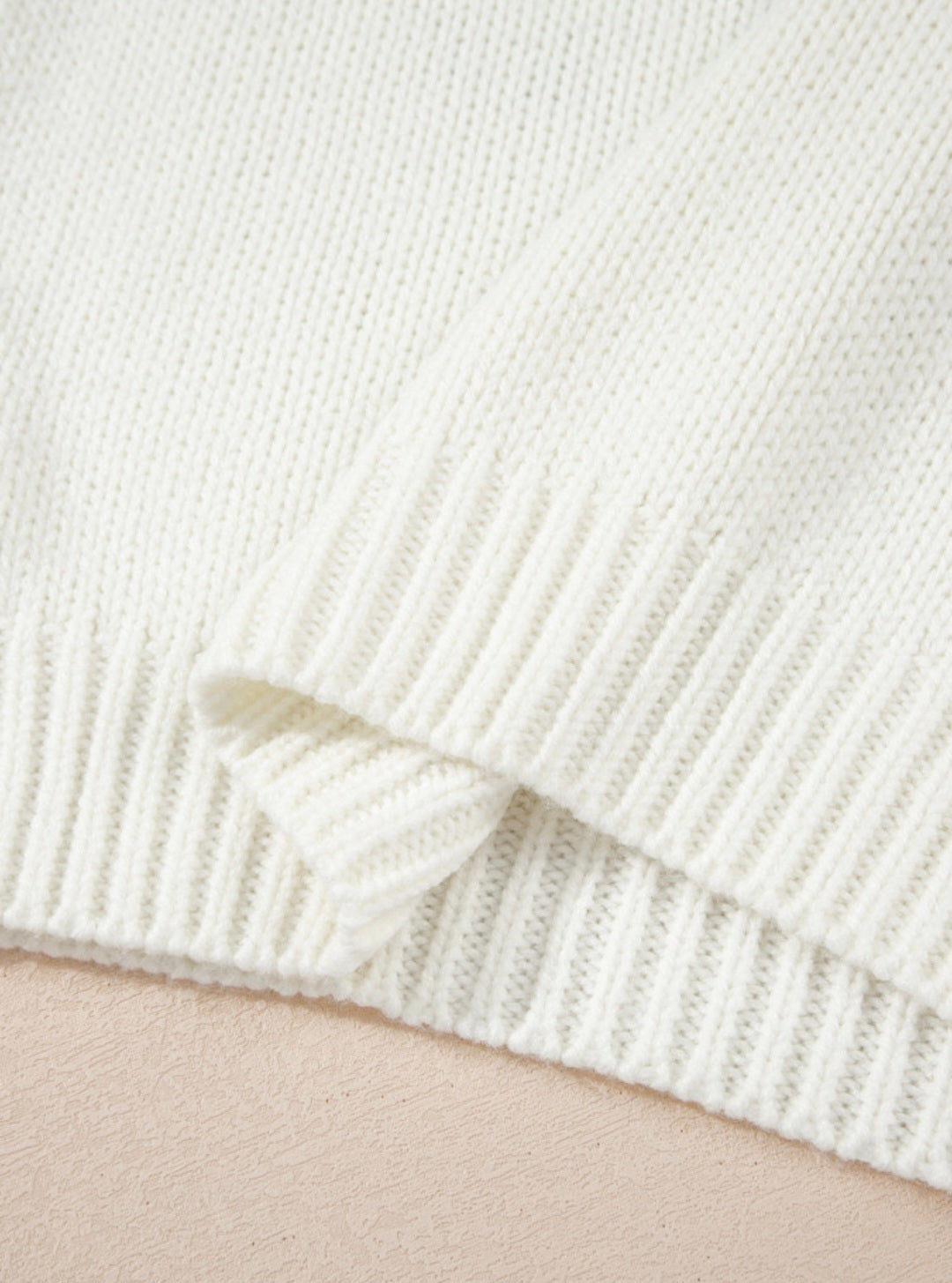 BNB Jumper - White - Bow Boots