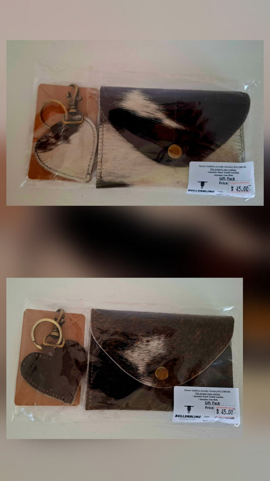 BNB Cow Hide Mini Purse Gift Pack