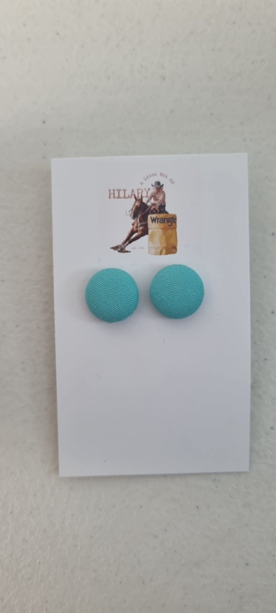 LBOH - Button Earrings 15mm