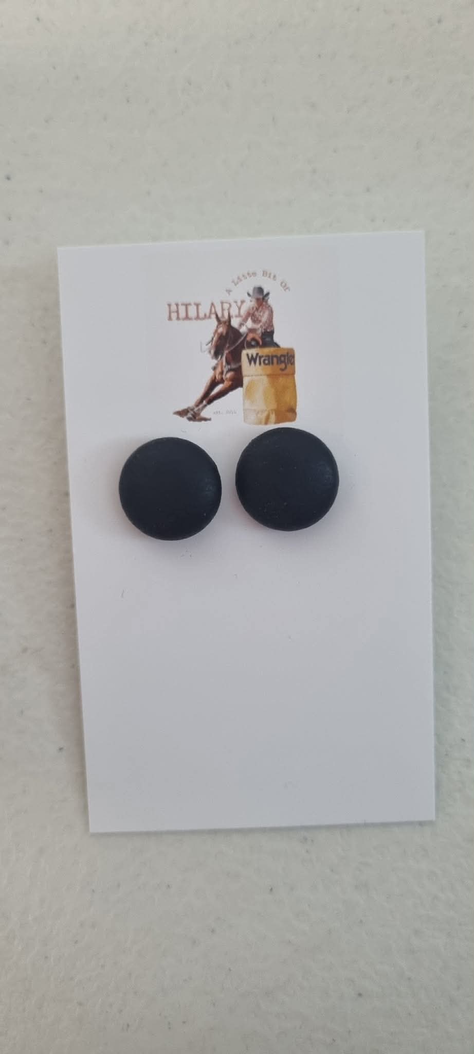 LBOH - Button Earrings 15mm