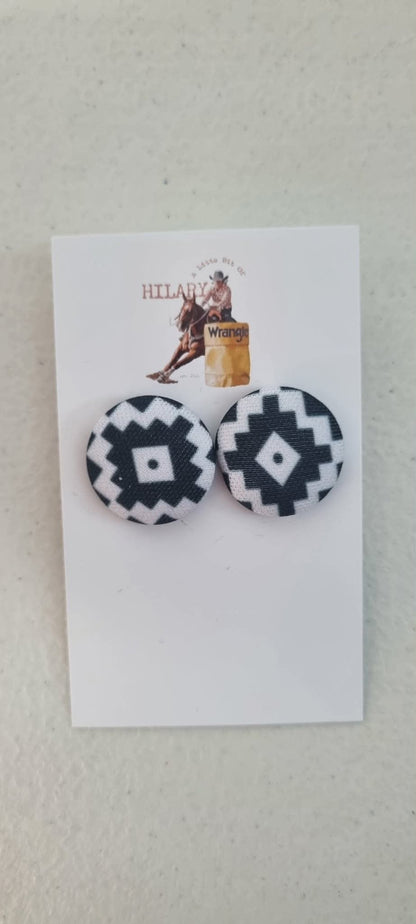 LBOH - Button Earrings 23mm