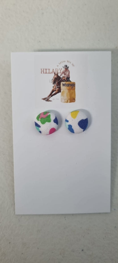 LBOH - Button Earrings 12mm