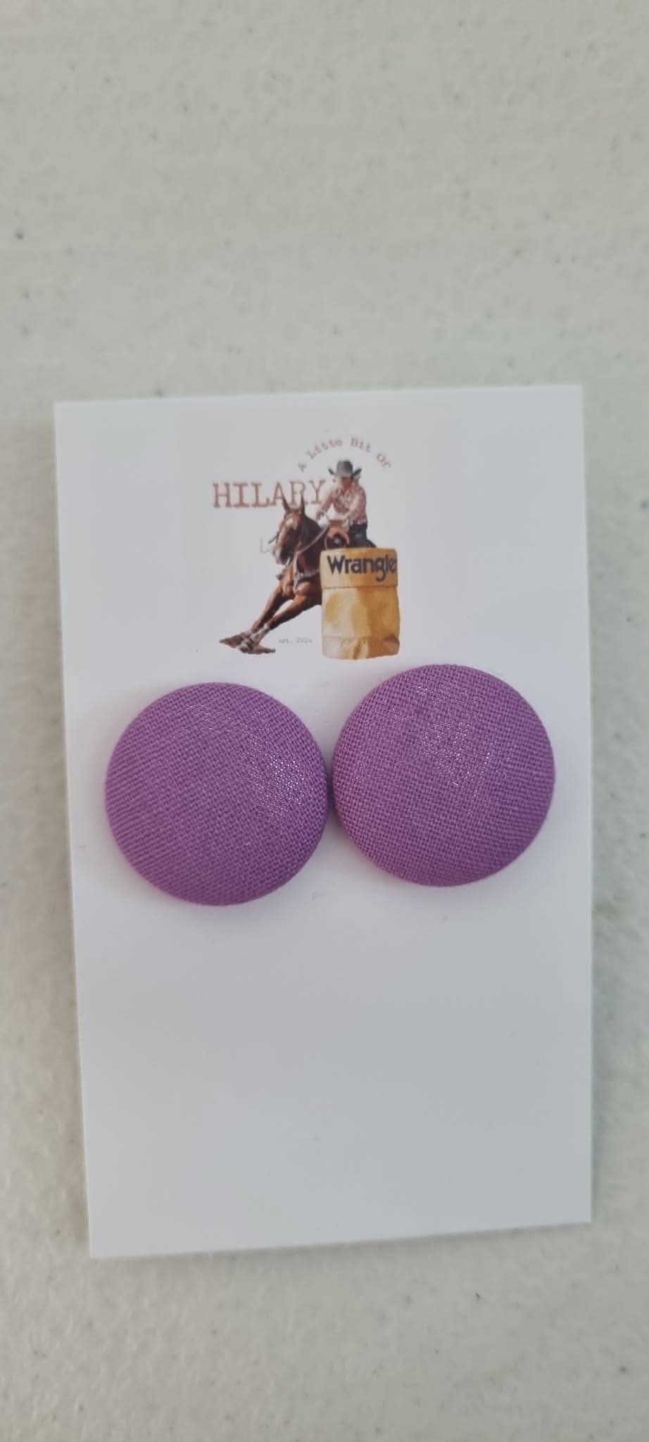 LBOH - Button Earrings 23mm