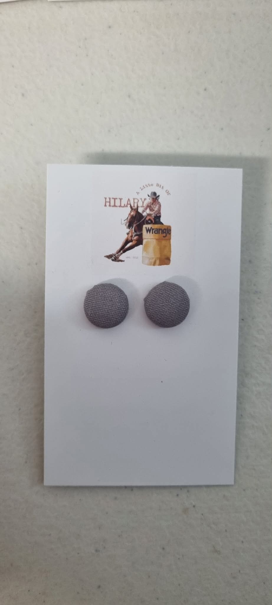 LBOH - Button Earrings 12mm