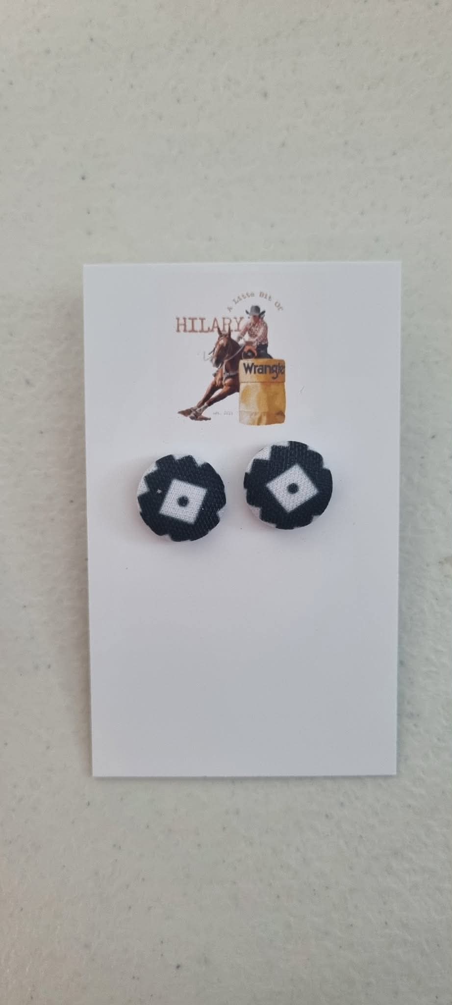 LBOH - Button Earrings 15mm