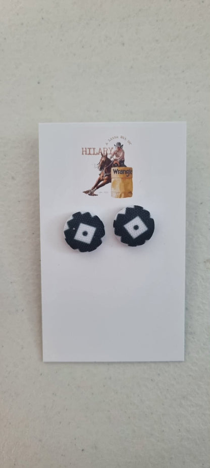 LBOH - Button Earrings 15mm