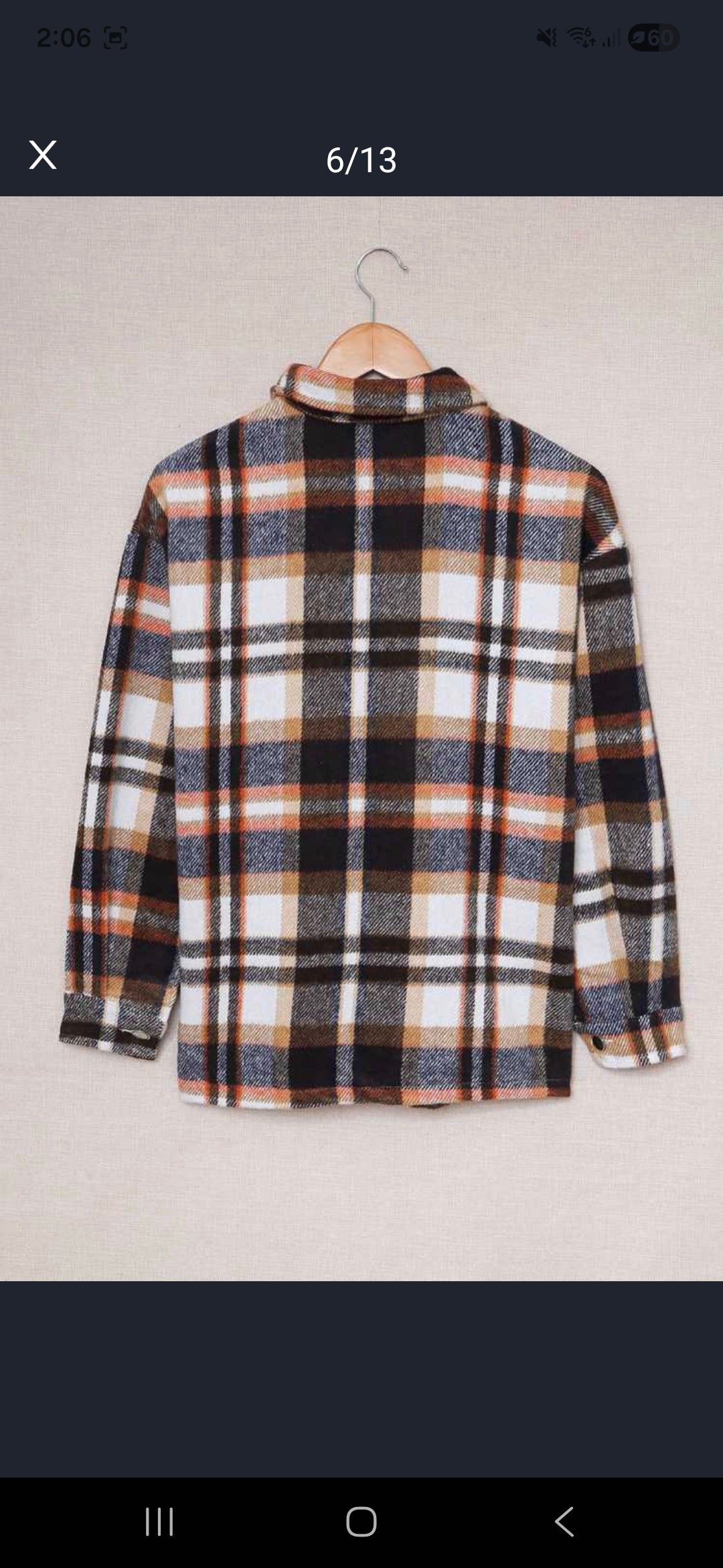 BNB Shacket - Plaid - Geometric Style