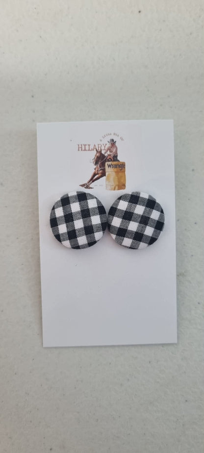 LBOH - Button Earrings 23mm