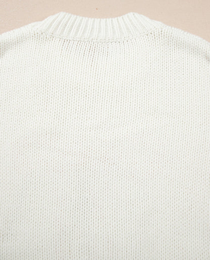BNB Jumper - White - Bow Boots