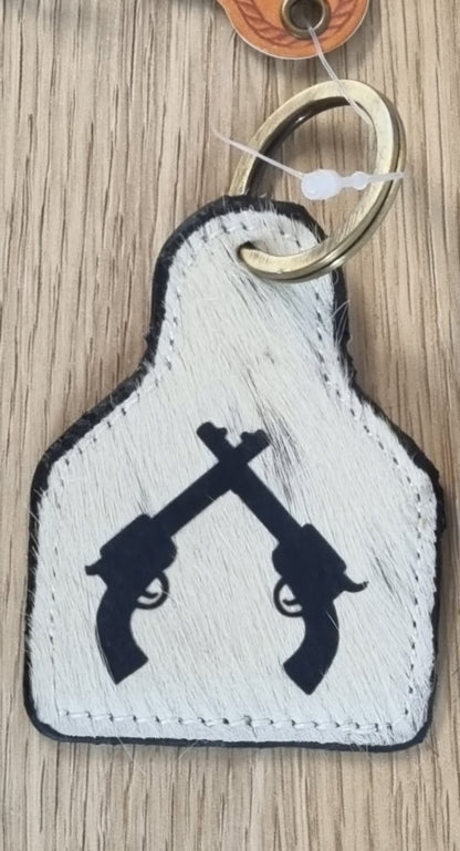 WL Cow Hide Key Ring(SECONDS)