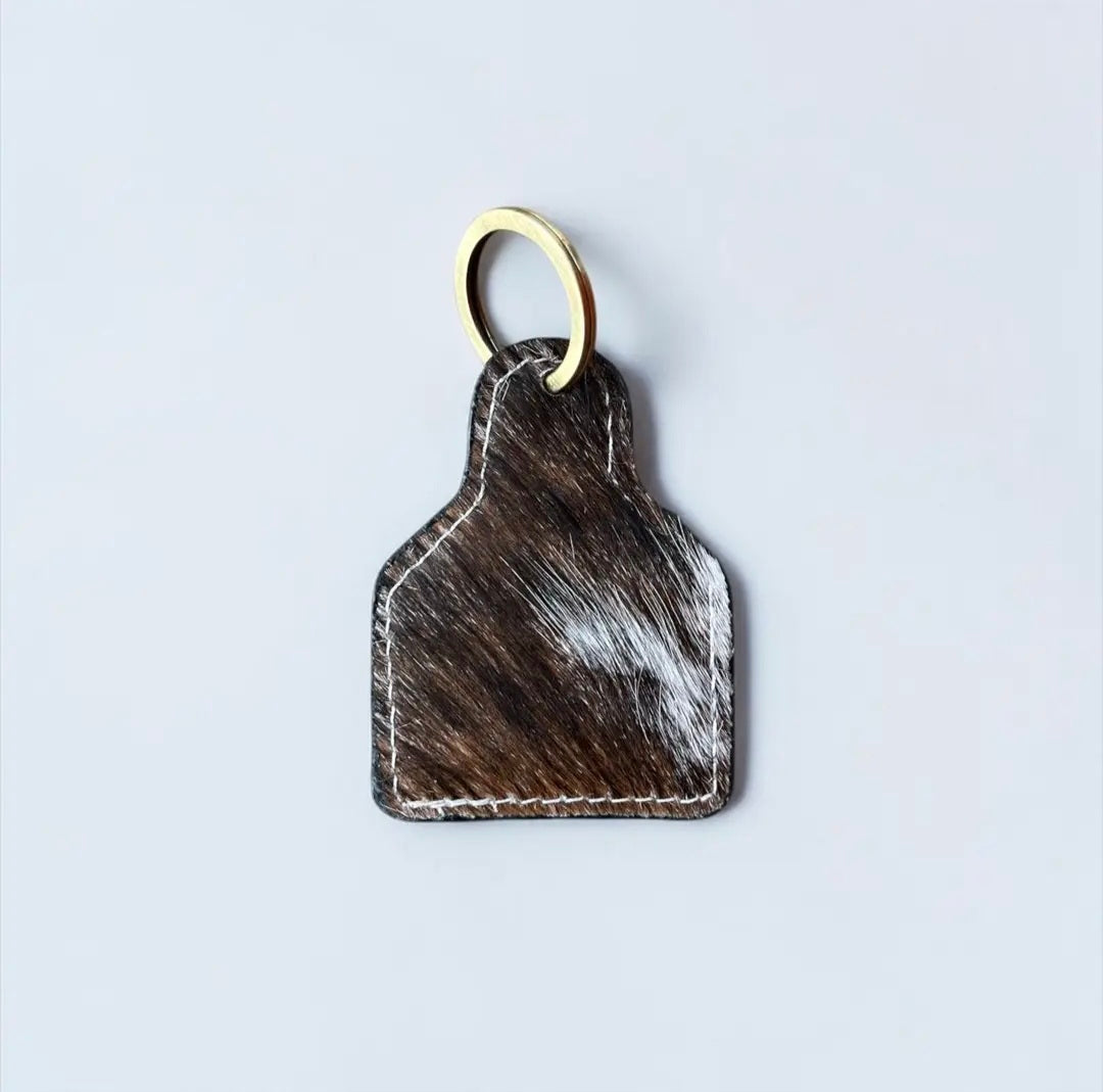 WL Cow Hide Key Ring- Pistols