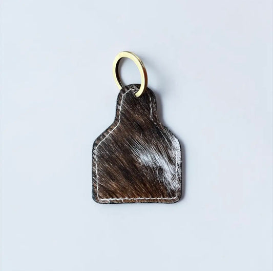 WL Cow Hide Key Ring- Pistols