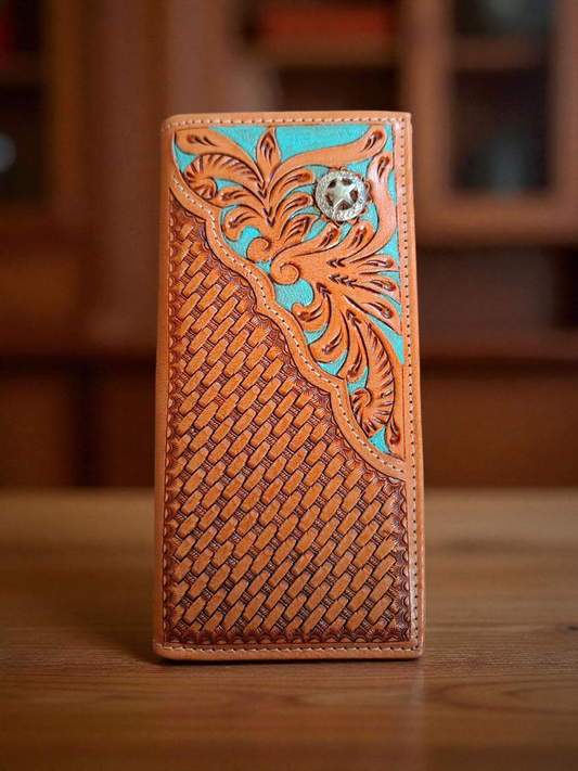 BNB Basketweave Slimline Wallet